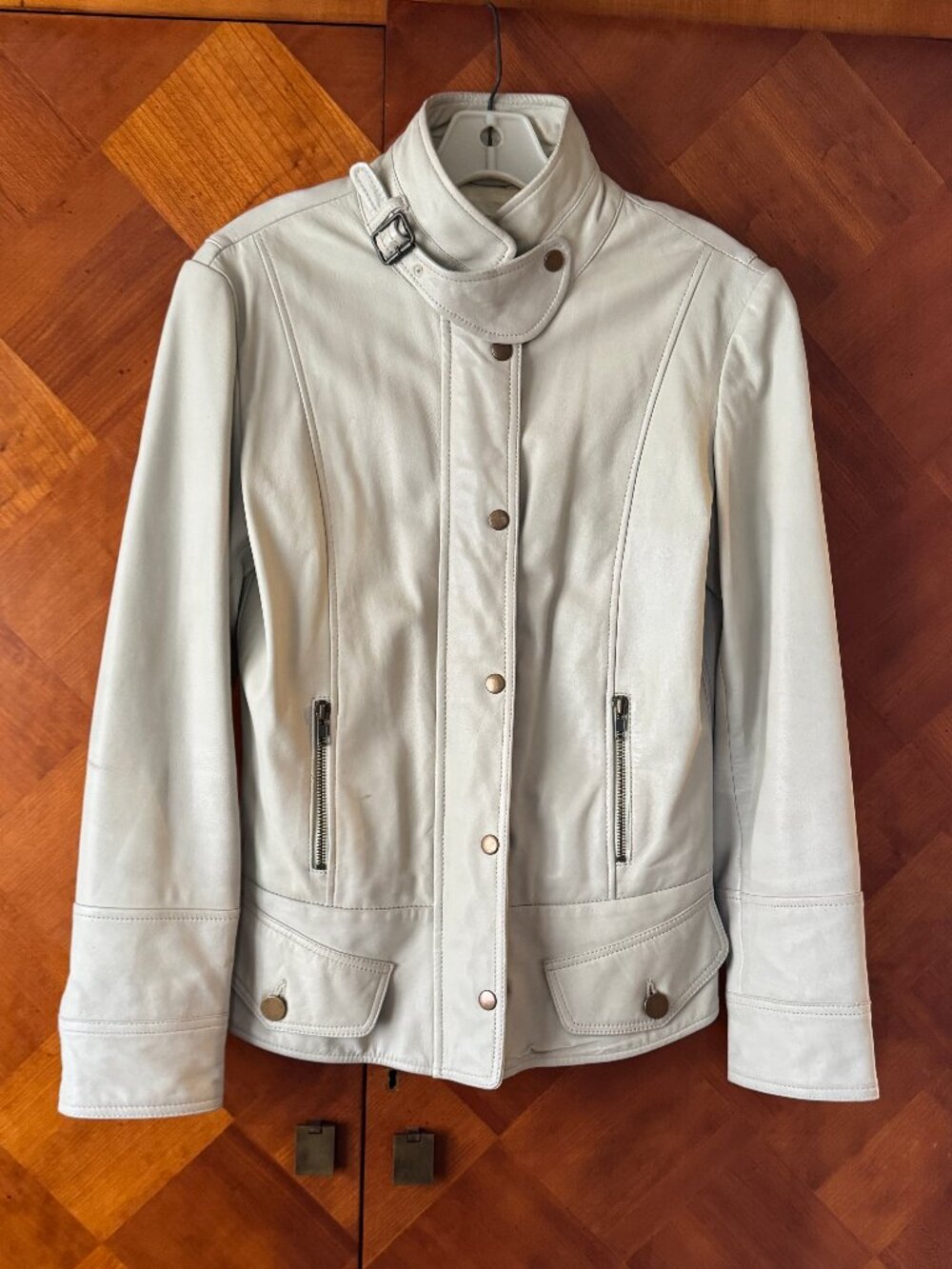 Leather Jacket from Buenos Aires Ice Blue size 42